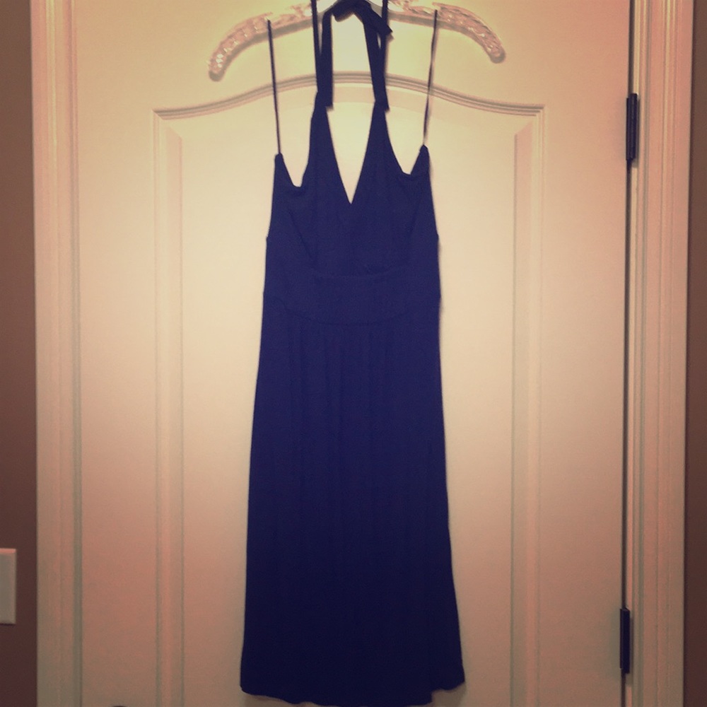 Navy Blue halter dress
